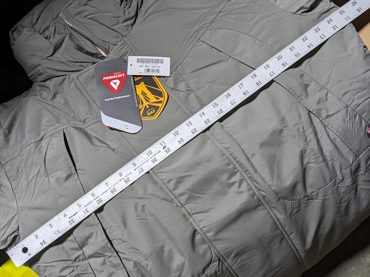 米軍 PCU LEVEL7 TYPE2 PRIMALOFT ALPHA GRAY Extreme Cold Weather Jacket Primaloft L7 Type 2 Monster