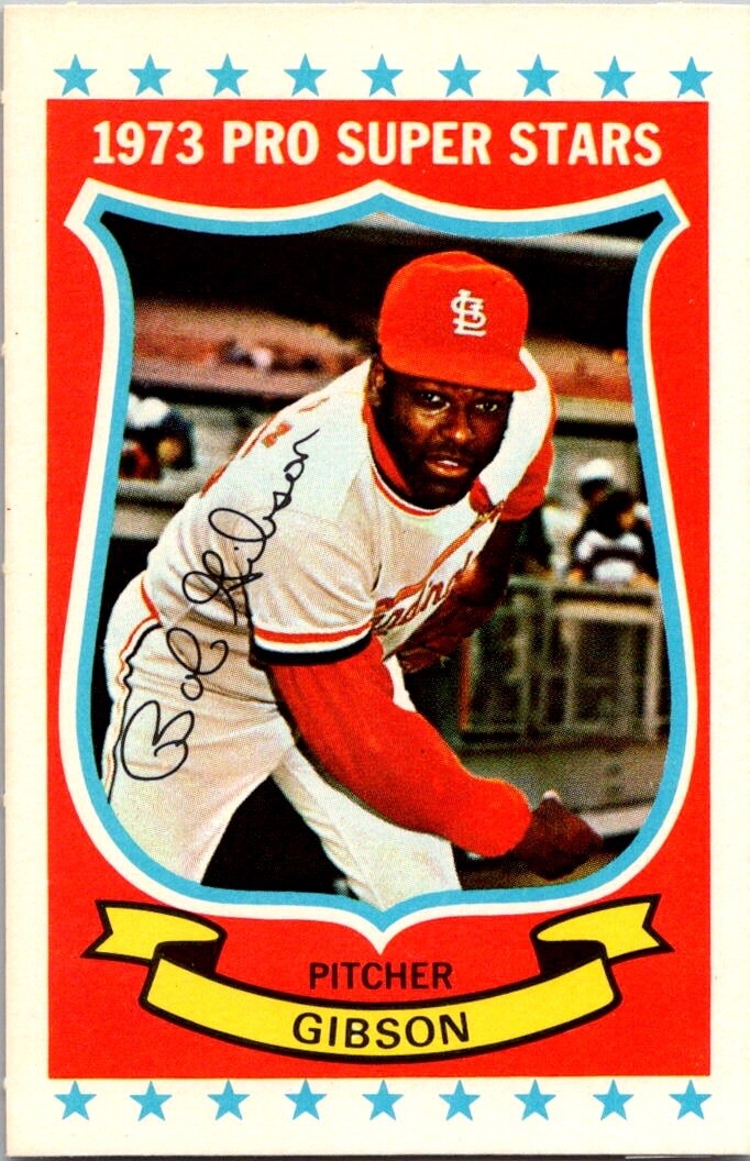 1973 Kellogg's Pro Super Stars - Bob Gibson #14, MT