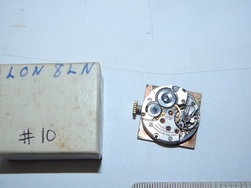 Vintage Longines 8LN Dial Manual wind Wrist Watch Movement Parts Only - Picture 13 of 14