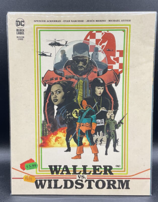 WALLER VS WILDSTORM #1 Main Cover A 1st Print DC Black Label Stormwatch UNREAD
