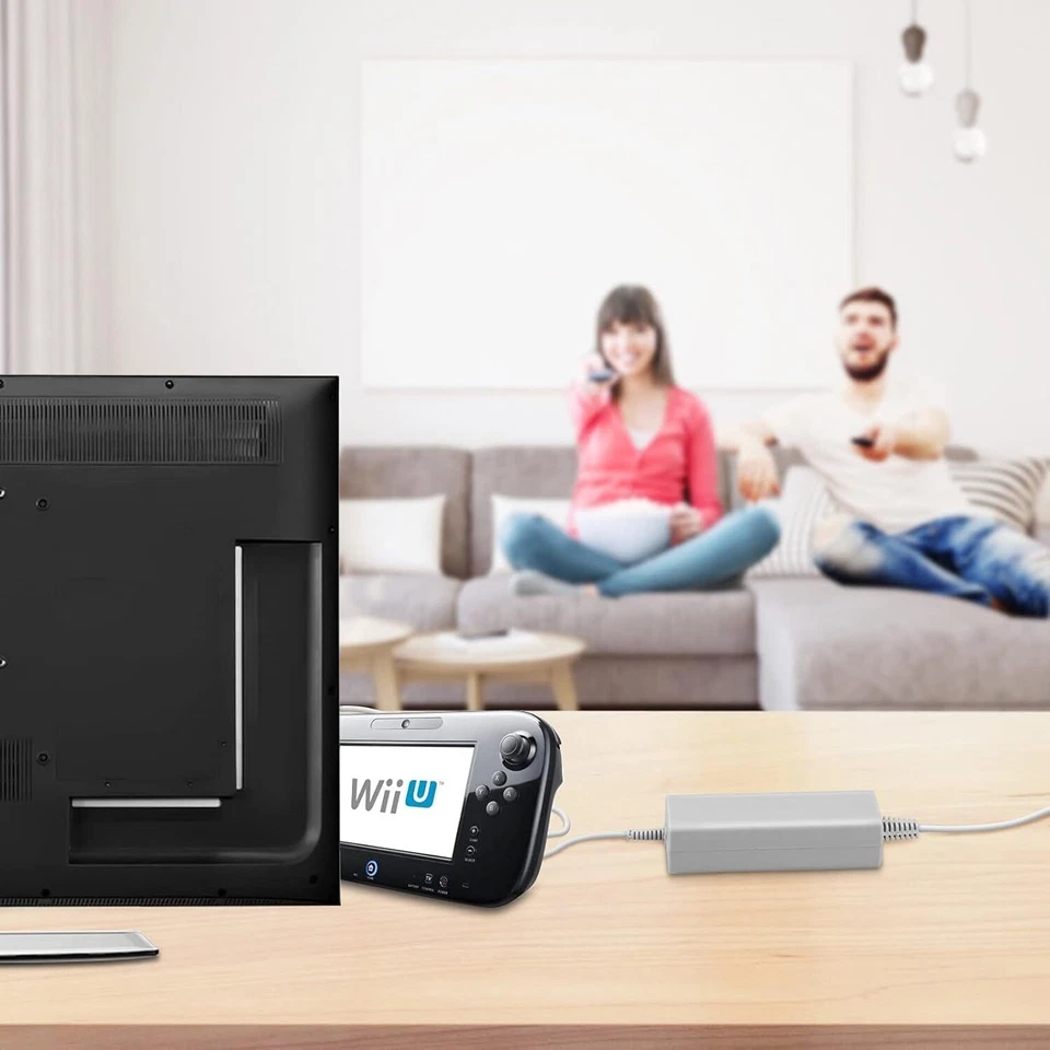 AC Power Supply Charging Adapter Cable Charger For Nintendo Wii U GamePad Lot - Image 2 of 4