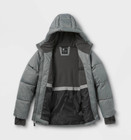 All In Motion - Boys' Short Puffer Jacket Size Medium In Gray MSRP $40