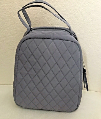 Vera Bradley ~ ''Quiet Shade'' (Gray) ~ Lunch Bunch Bag ~ NWT