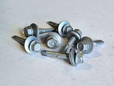 Qty 250 12-24x 1-1/4'' HexHd  w/rw Metal Roofing/Wall Panel to Metal Frame Screws