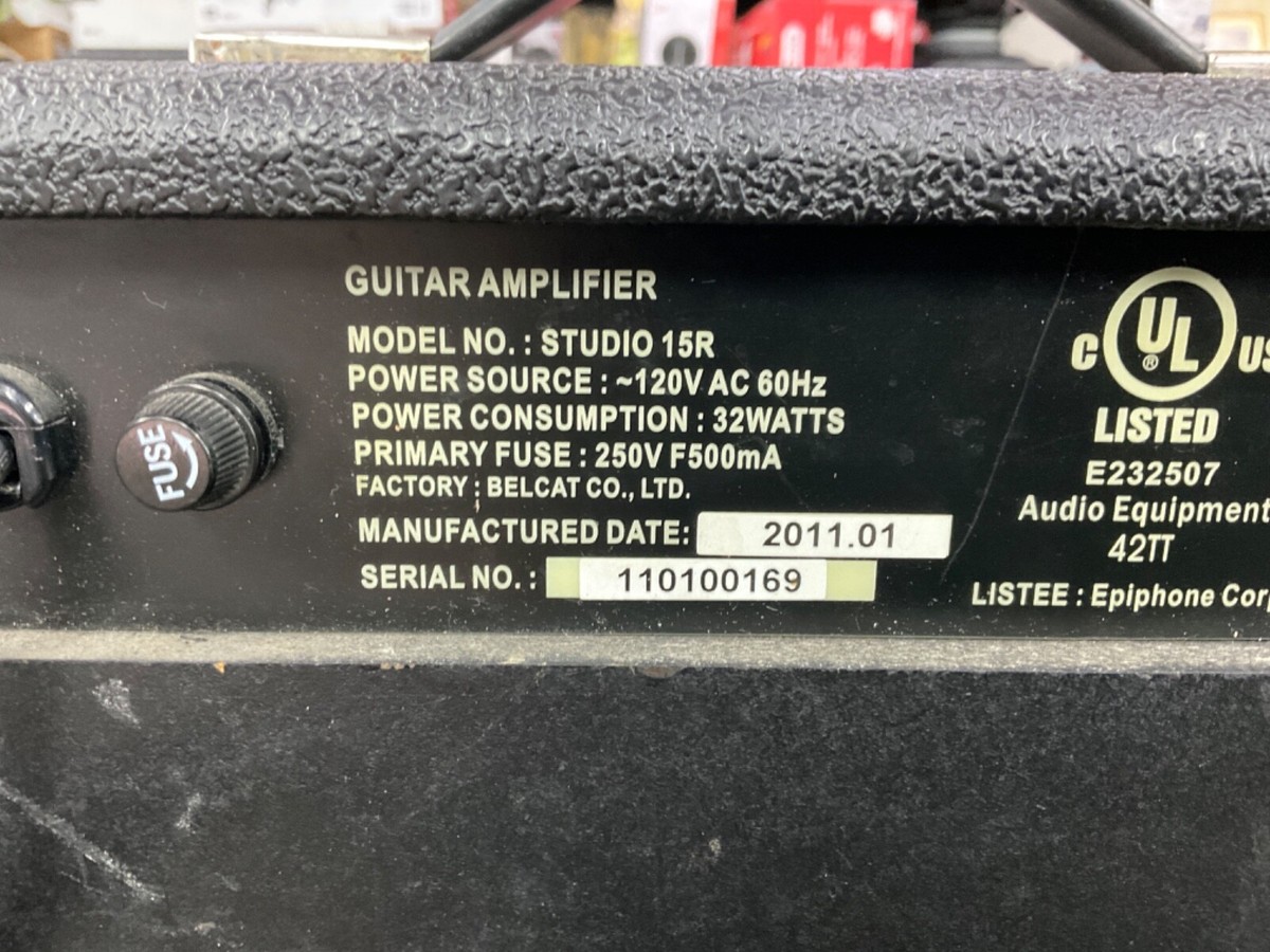 Epiphone Guitar Amplifier Studio 15R 32 Watts | eBay