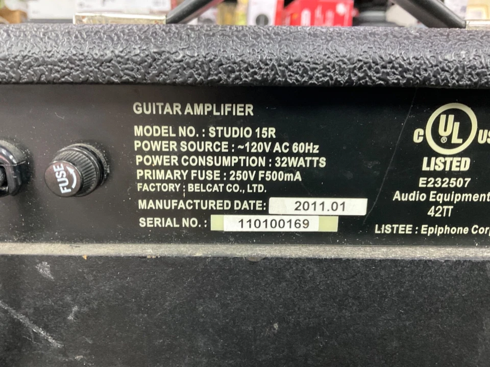 Amplificador de guitarra Epiphone Studio 15R 32 vatios Foto 3 de 4