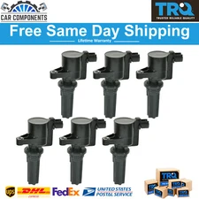 TRQ New Ignition Coils Kit For 2000-2005 Jaguar S-Type Lincoln LS