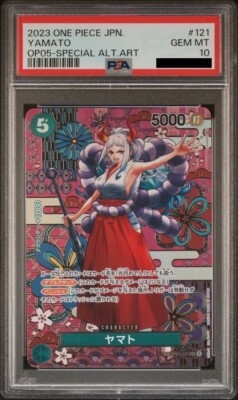 PSA 10 Yamato SP One Piece Card OP01-121 Special Art Japanese from