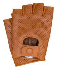 Riparo Men's Summer Fingerless Half Finger Driving Motorcycle Glove - Full Mesh