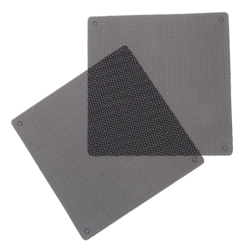  2 Stück PVC Staubdichter Filter Quadratisches Computernetz Staubdichte