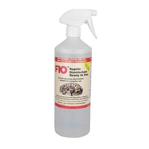 F10 REPTILE READY TO USE DISINFECTANT TRIGGER SPRAY - 1 LITRE