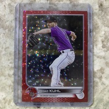 2022 Update Base RED Foilboard #US71 Chad Kuhl #199/199- Colorado Rockies 1/1
