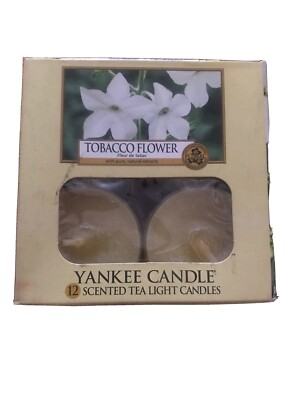 yankee candle tobacco flower Rare yankee candle Tobacco Flower 12 tea lights