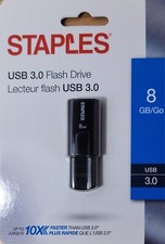 Staples USB 3.0 flash drive 8G Size Lecteur Flash USB 3.0  - Brand NEW 
