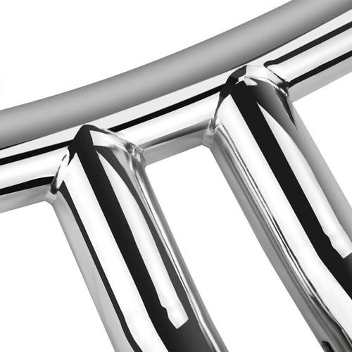 8" Rise Ape Hangers Handlebar Black/Chrome For Harley Touring Road Glide - Picture 6 of 14