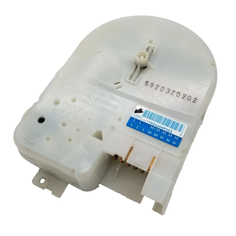 Temporizador de lavadora GE genuino OEM 175D6604P053 WH12X10527 ⭐ Envío gratuito el mismo día ⭐ Foto 4 de 4