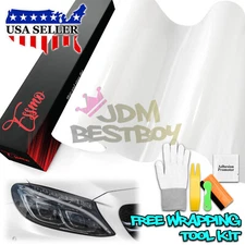TPU Tint Gloss Clear PPF Protection Film Headlight Tail Light Fog Vinyl Wrap DIY