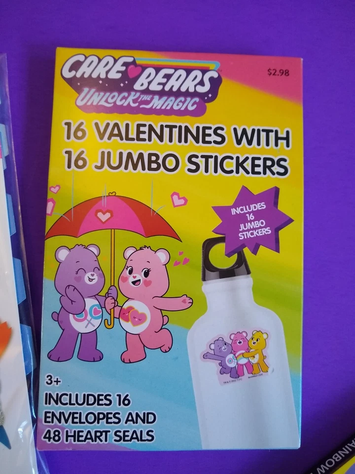 Care Bears , Unicorns PLUS Craft, Letter, Stickers Hearts Bundle - Image 4 of 4