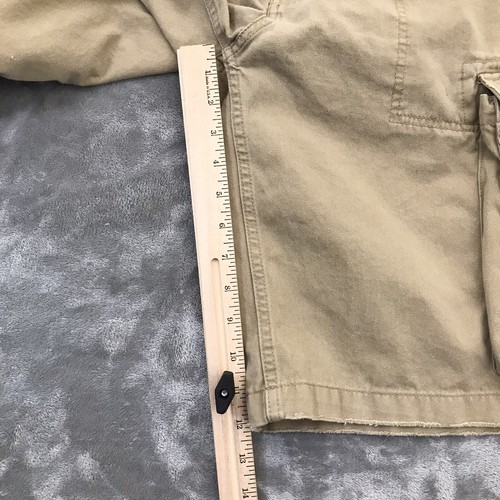 Pantalones Cortos Polo Jeans Carga Para Hombres 38 Marrón Ralph Lauren Militar Excedente Y2K Sueltos - Imagen 10 de 11