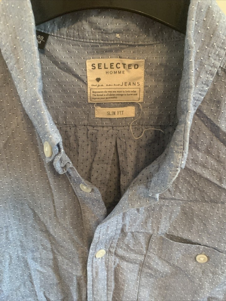 Men’s Size M Slim Fit Shirt From Selected Homme eBay
