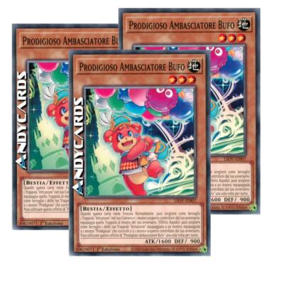 3x PRODIGIOUS BUFO BOTSCHAFTER (Amazement Ambassador Bufo) Common   LIOV IT007