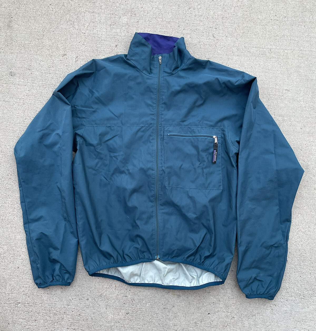 ARC'TERYX Giacca vintage Patagonia Rafting Shell 2009 cappotto blu frangivento uomo taglia media