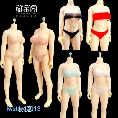 1:12 Elastic Bras Briefs Underwear Clothes For 6'' Female PH TBL JO Figure Body