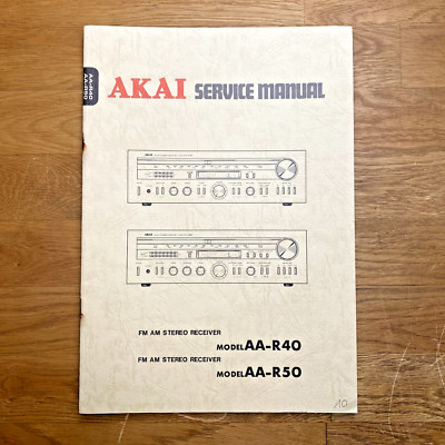 [BDA] - AKAI AA-R40 + AA-R50 - ORIGINAL - Bedienungsanleitung / Service Manual