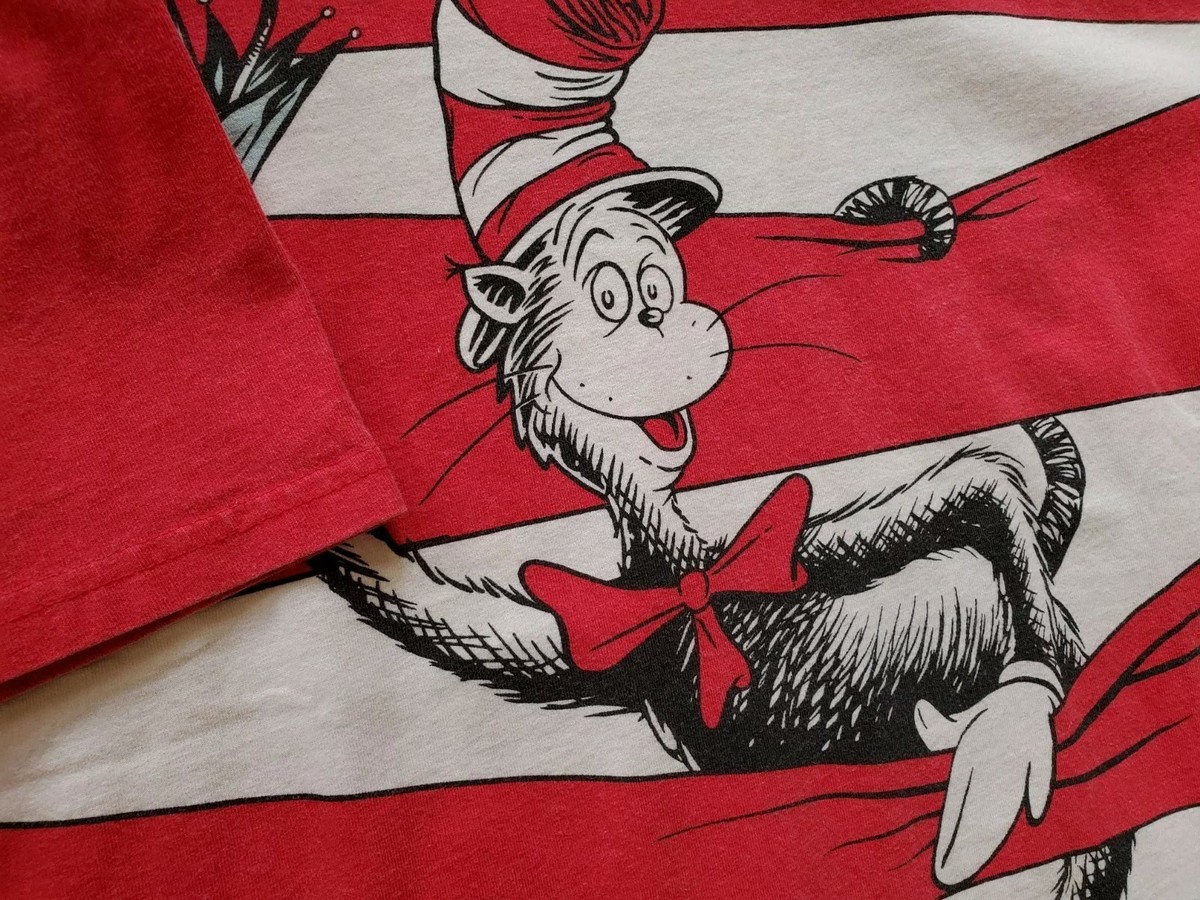 ドクター・スース　キャット・イン・ザ・ハット Tシャツ Amazon.com: Dr. Seuss The Cat in the Hat Face T-Shirt