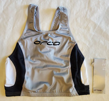 ORCA Ti3 Men ELITE Tank Top Climate Control Swim Singlet GRAY M M203 MSRP 64.99