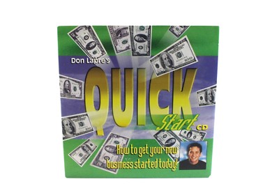 Rare - Don Lapre's How to get your new business started today!  Quick Start CD