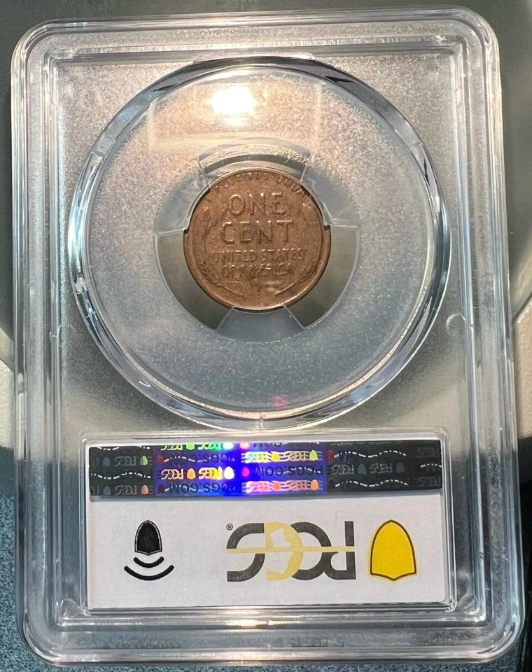 1929 PCGS F12 Wheat Cent Mint Error~ Obv Lamination~ Neat Coin - Image 2 of 2