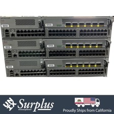 48 Port 10GB RJ45 Cisco Nexus N9K-C9396TX Switch Dual PSU  6x 40GbE QSFP 