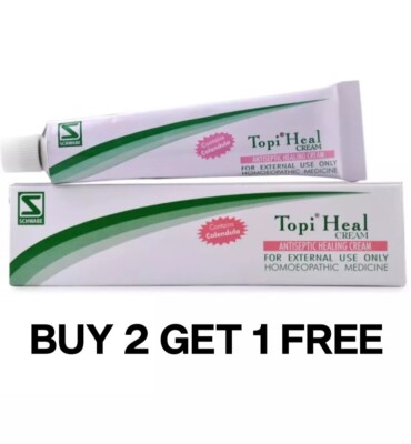 Dr Willmar Schwabe India Homoeopathic Topi Heal Cream (25gm) for Burns, cuts