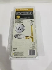 Everbilt Trip Lever 1-1/2" 20-Gauge Brass Pipe Drain Chrome SH-7200-N-01-05-1 *