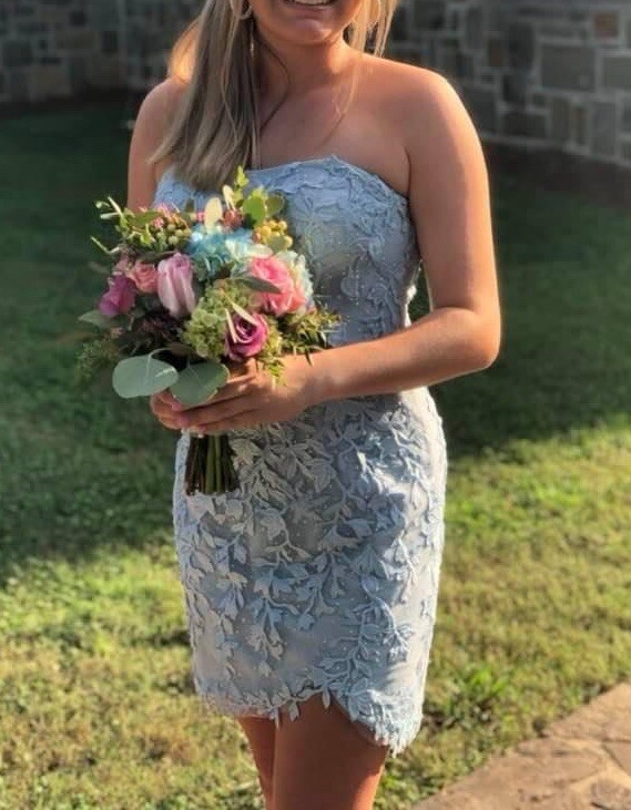 Sherri Hill Light Blue Lace Mini Size 8 | eBay Sherri Hill Light Blue Lace Mini Size 8 | eBay