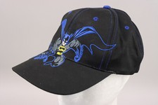VTG 90s NWOT Six Flags Batman Snapback Hat Cap Black