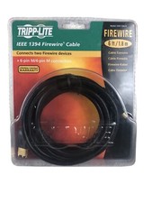 Lot Of 2 Tripp Lite FireWire IEEE 1394 Cable 6pin/4pin 6-ft. F007-006