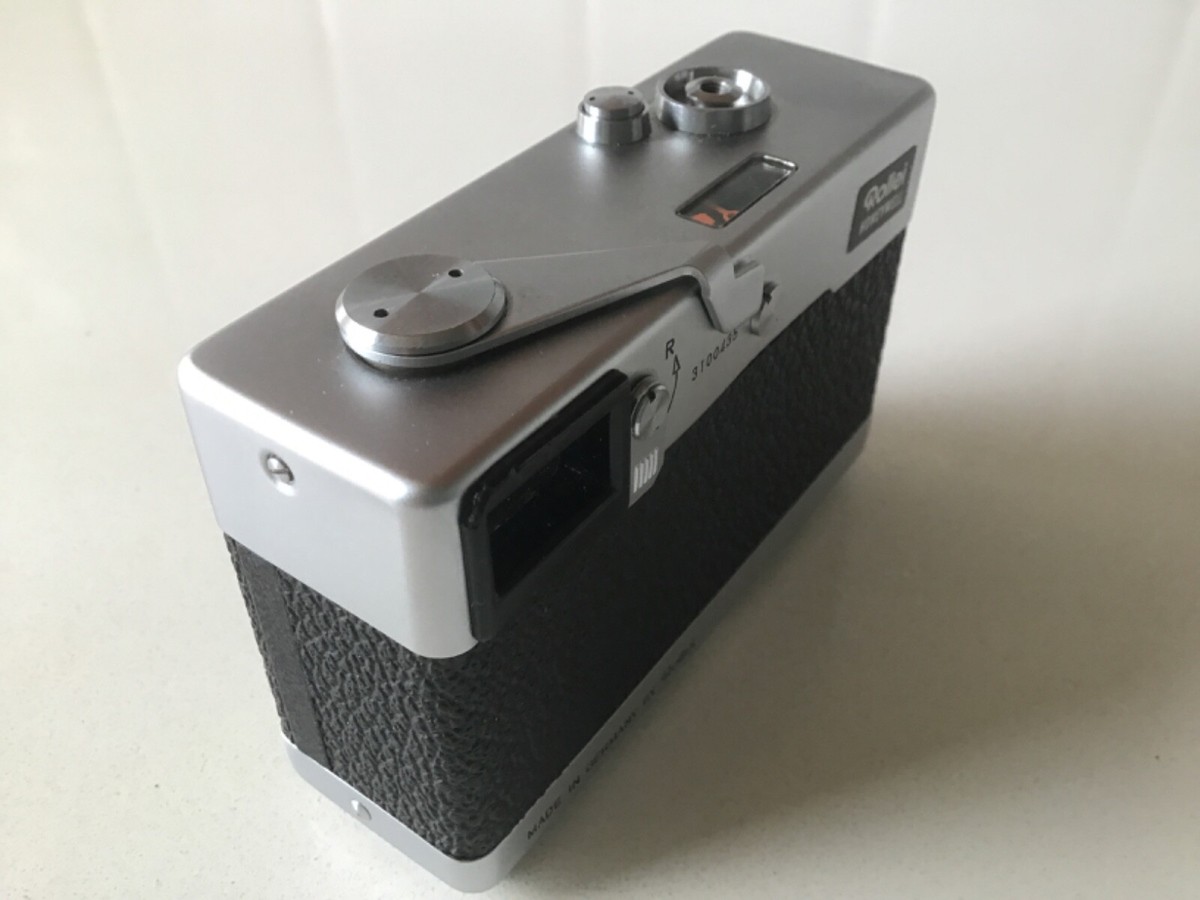 VINTAGE ROLLEI 35 HONEYWELL SILVER 35 MM CAMERA TESSAR 1:3.5 F=40