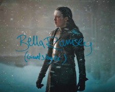 BELLA RAMSEY signed autograph 20x25cm GAME OF THRONES in person autograph ACOA