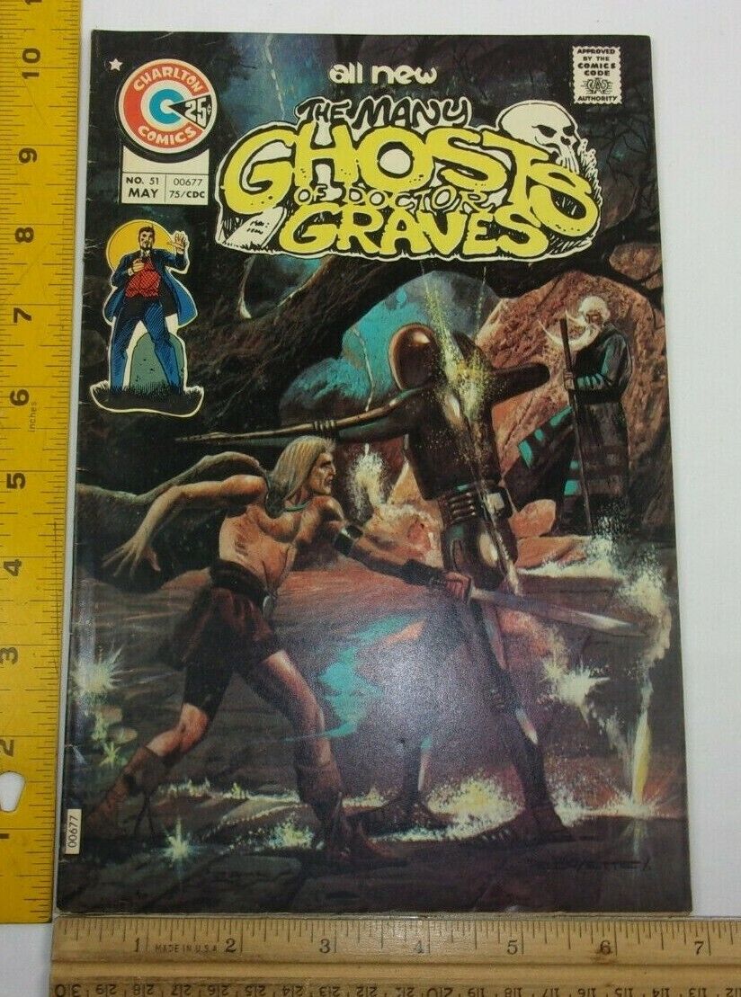 The Many Ghosts of Doctor Graves 51 comic book 1970s F+