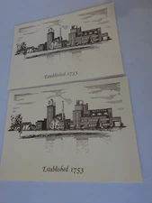 2-Michter's Jug House Distillery Advertising Postcard SCHAEFFERSTOWN PA UNUSED