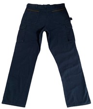 Wrangler Riggs Carpenter Pants Blue Double Knee Ripstop Canvas 38X34 Workwear