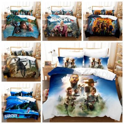 Far Cry5 Videospiel Bettwäsche Set Kissenbezug 135x200|200x200|220x240 Bettbezug