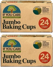 If You Care JUMBO Baking Cups (pack of 2) Natural 