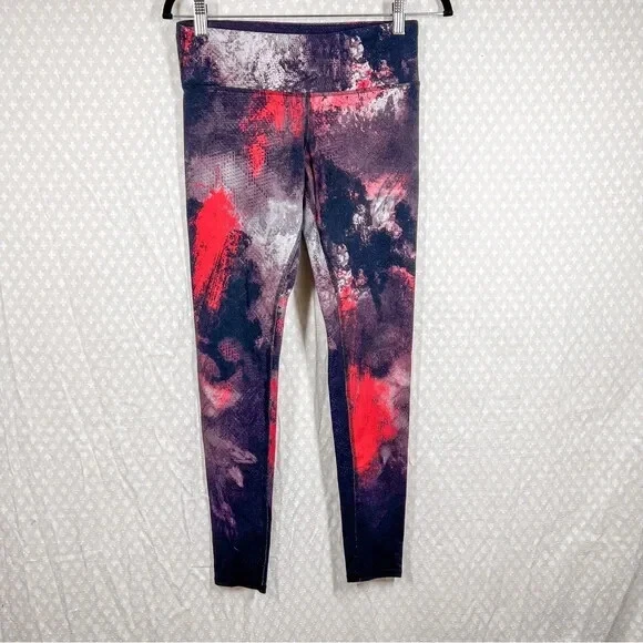 alo-yoga airbrush print full length activewear leggings