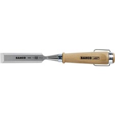 Image of Bahco 425-14 Ripping Chisel Wood Handle Steel Ring 14x140mm Bevelled Blade