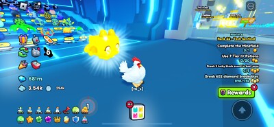 Huge Golden Shiny Kawaii Dragon Pet Simulator 99