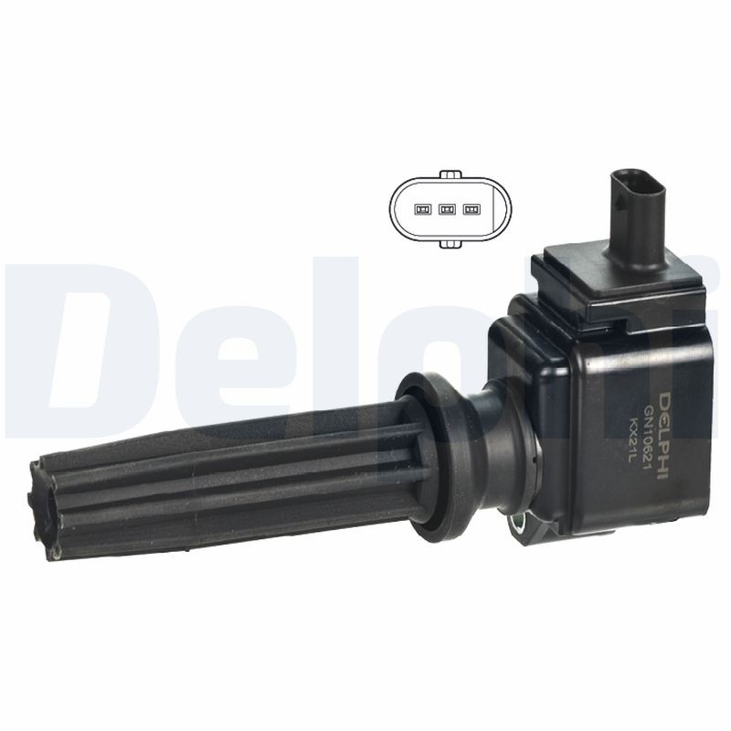 Bobine d'allumage DELPHI GN10621-12B1 pour stopper les ratés moteur