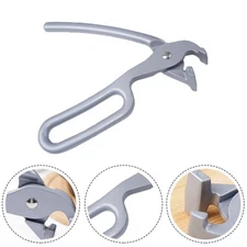 New Aluminum Pizza Pan Gripper Tongs Holder For Lifting Hot Plate Kitchen Baking